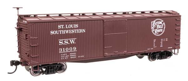 40&#39; Double Sheathed Wood Boxcar - Cotton Belt-St. Louis Southwestern SSW