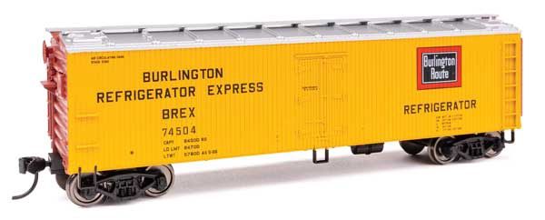 40&#39; Wood Reefer with Steel ends - Chicago Burlington &amp; Quincy
