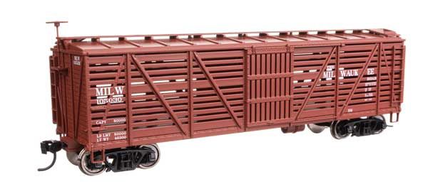 40&#39; Wood Stock Car - Milwaukee Road