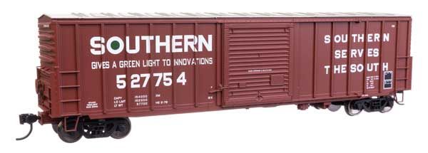 50&#39; ACF Exterior Post Dreadnaught End Plate B Boxcar - Southern Railway