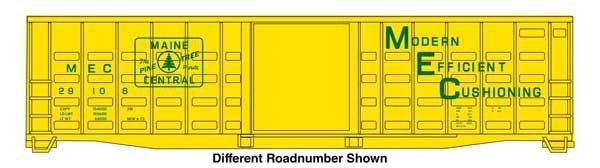 50&#39; Waffle Side Boxcar - Maine Central