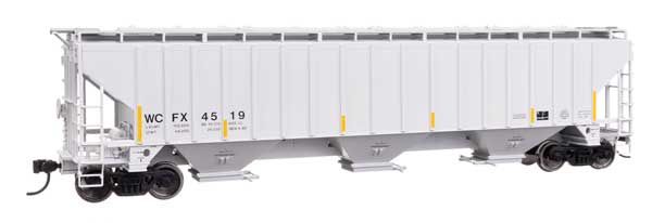 57&#39; Trinity 4750 3-Bay Covered Hopper - General Electric Rail Service WCFX
