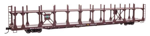 89&#39; Flatcar w/Bi-Level Open Auto Rack - Illinois Central