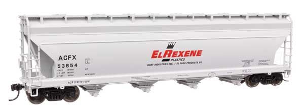 ACF 5250 4-Bay Centerflow Covered Hopper - El Rexene ACFX