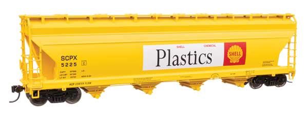 ACF 5250 4-Bay Centerflow Covered Hopper - Shell Chemical