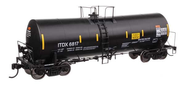 40&#39; Trinity 14,000-Gallon Molten Sulfur Tank Car  -- Sulcom ITDX