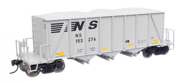 40&#39; Ortner 100-Ton Open Aggregate Hopper  -- Norfolk Southern