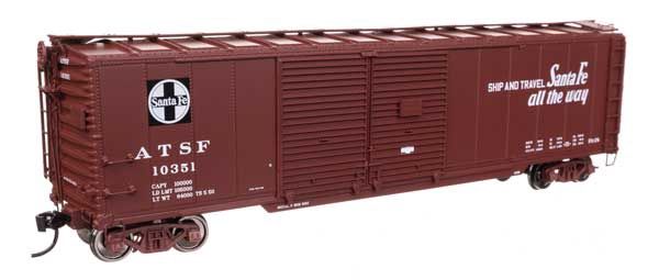 50&#39; AAR Double-Door Boxcar  -- Santa Fe