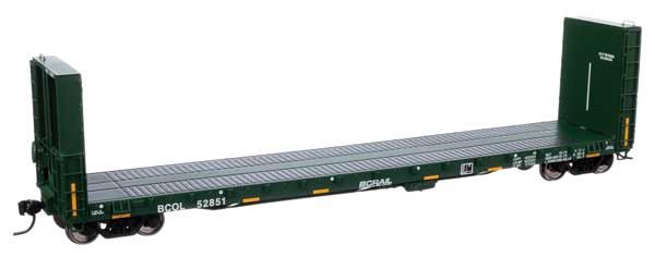 50&#39; CC&amp;F Bulkhead Flatcar  -- British Columbia BCOL