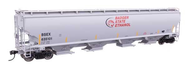 67&#39; Trinity 6351 4-Bay Covered Hopper  -- Badger State Ethanol BSEX