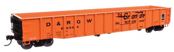 53&#39; Thrall Gondola  -- Denver &amp; Rio Grande Western