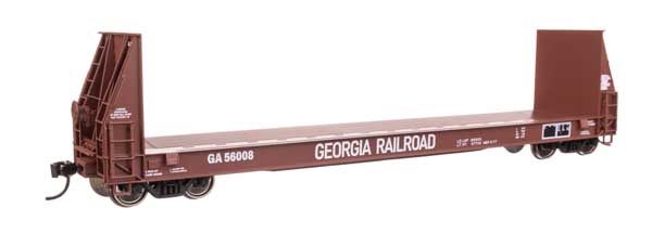 50&#39; Sieco Pulpwood Flatcar  -- Georgia Railroad