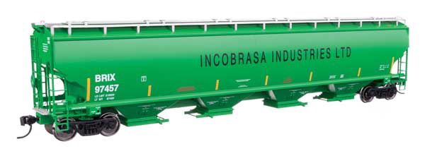 67&#39; Trinity 6351 4-Bay Covered Hopper  -- Incobrasa Industries Limited BRIX