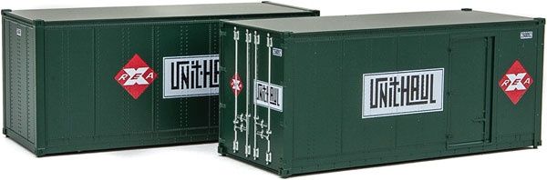 20&#39; Smooth-Side Container with Right Side Door 2-Pack -, Select: Railway Express Agency #260090, 260092