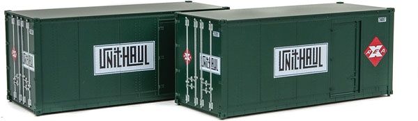 20&#39; Smooth-Side Container with Right Side Door 2-Pack -