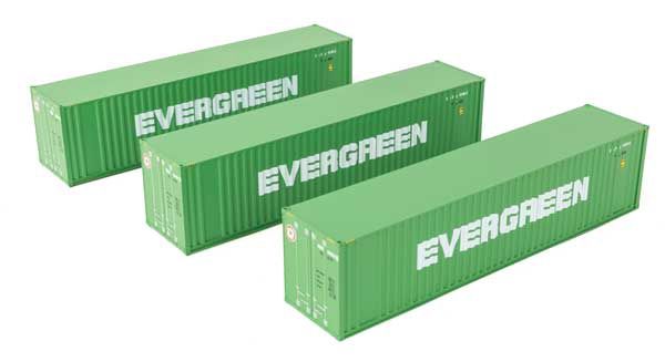 40&#39; Flat Panel Container - 3-Pack, Select: Evergreen