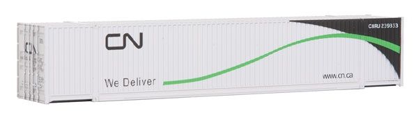 53&#39; Singamas Corrugated Side Container, Select: Canadian National white