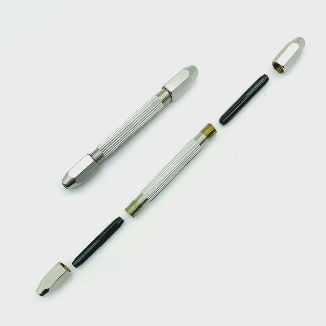 Double-Ended Pin Vise - With 2 Double-Ended Collets