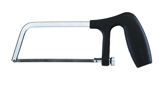 Deluxe Junior Hack Saw - Blade Tensioning End Screw w/Plastic Molded Handle - Blade Tensioning End Screw w/Plastic Molded Handle