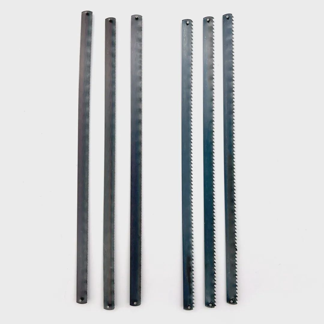 Mini-Junior Hack Saw Replacement Blade 3-Pack - 6&quot; Long x 5-3/4&quot; Between Pins, 1/4&quot; Wide, .015&quot; Kerf, 32 TPI Fits 795-35