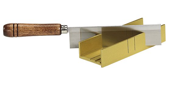 Mitre Box &amp; Universal Razor Saw Set - Aluminum