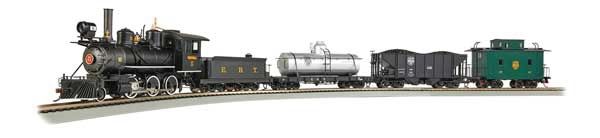 East Broad Top Freight Train Set - Standard DC - Spectrum(R) -- 2-6-0 #5, 3 Cars; E-Z Track(R) Oval, Speed Controller