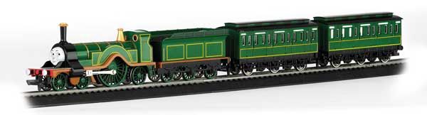 Emily&#39;s Passenger Set - Standard DC - Thomas &amp; Friends(TM) -- Emily, 2 Cars, 34 x 24&quot; E-Z Track(R) Oval, Power Pack