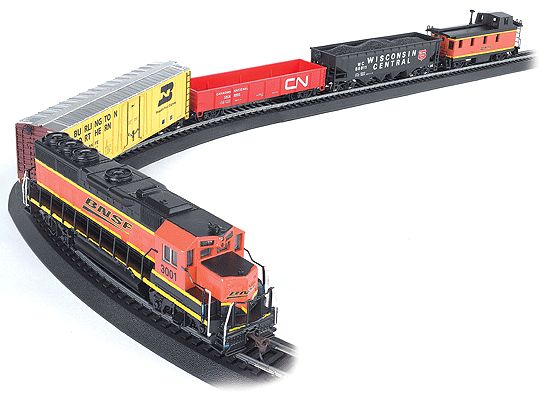 Rail Chief Train Set -- Burlington Northern &amp; Santa Fe