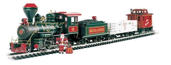 The Night Before Christmas Train Set -- North Pole &amp; Southern