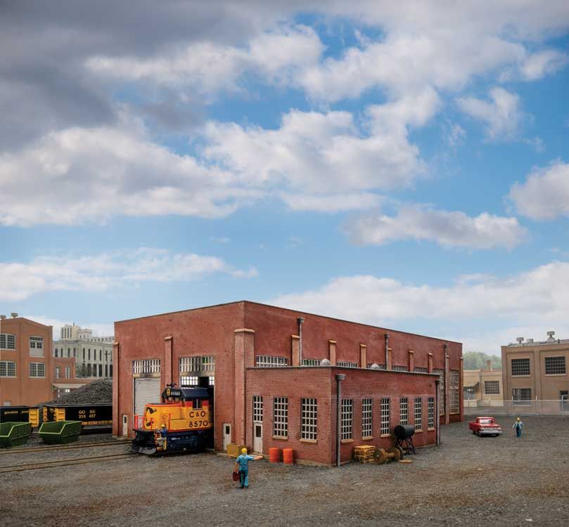 130&#39; 2-Stall Diesel Engine House -- Kit