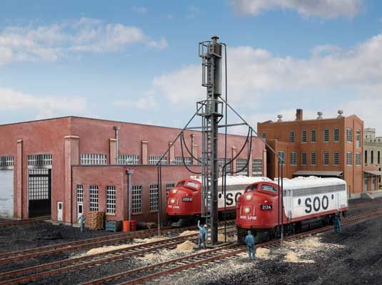 Diesel Service Facility Sanding Tower -- Kit - 5-7/32 x 25/32 x 7&quot;  13.2 x 2 x 17.9cm