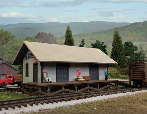 Golden Valley Freight House -- Kit - 4 x 2-1/8 x 2&quot;  10.1 x 5.3 x 5cm