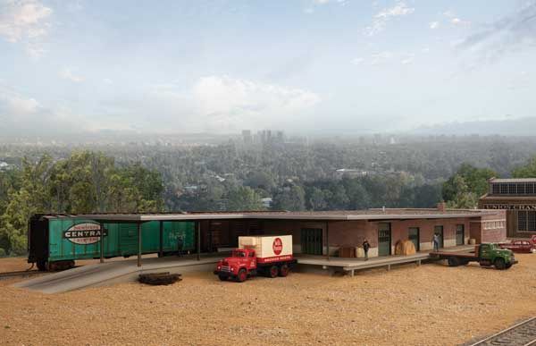 Mid-Century Modern Freight Station -- Kit - 27-3/4 x 8-1/2 x 2-3/4&quot;  70.5 x 21.5 x 6.9cm