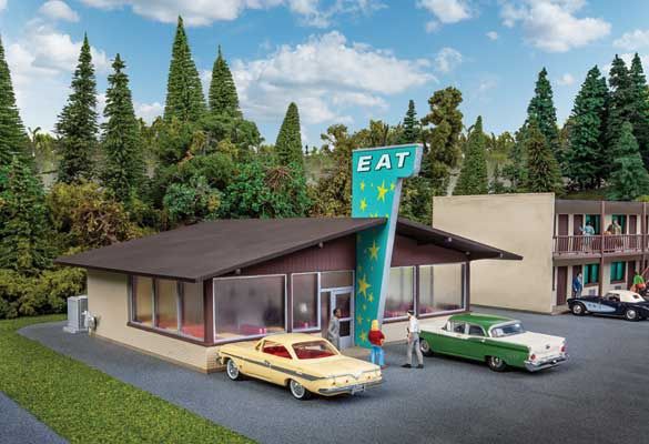 Vintage Motor Restaurant -- Kit - 6-3/4 x 5-5/8 x 3-1/4&quot;  17.1 x 14.2 x 8.2cm