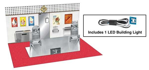 Vintage Dairy Queen(R) - Spaces -- Interior Lighting and Detail Insert