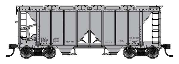 ACF 1958 Cu Ft Covered Hopper