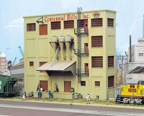 Centennial Mills Background Building -- Kit - 10-3/16 x 1-15/16 x 8-7/16&quot;  25.4 x 4.8 x 21cm