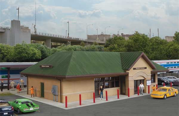 Modern Suburban Station -- Kit - 10-7/16 x 6-1/2 x 3-1/8&quot;  26.5 x 16.5 x 7.9cm