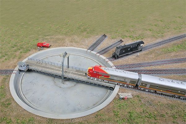 Motorized 110&#39; Turntable -- Assembled - 16-7/16&quot;  41.7cm Overall Diameter