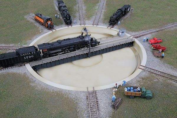 Motorized 130&#39; Turntable -- Assembled - 10-3/8&quot;  26.3cm Overall Diameter