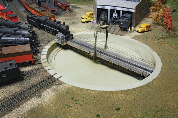 Motorized 90&#39; Turntable -- Assembled - 13-3/4&quot;  34.9cm Overall Diameter