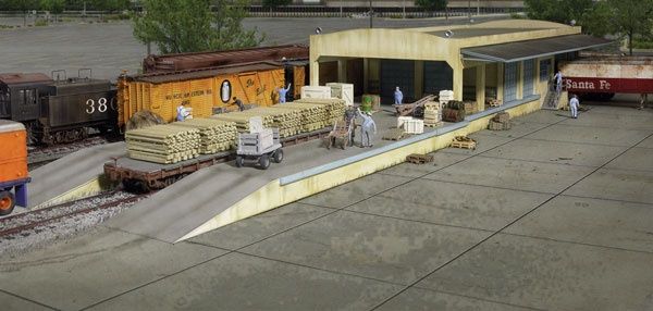 Open Air Transload Building -- Kit - 25 x 5-1/4 x 3&quot;  63.5 x 13.3 x 7.6cm