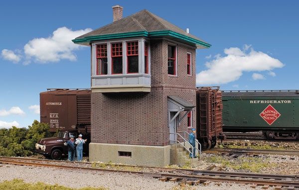Pennsylvania Railroad Block &amp; Interlocking Station -- Kit - 2-7/16 x 3-1/8 x 4-7/8&quot;  6.1 x 7.9 x 12.3cm