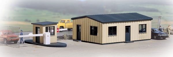 Office &amp; Guard Shack -- Kit - Office: 4-1/8 x 3 x 1-1/2&quot;  10.5 x 7.6 x 3.8cm