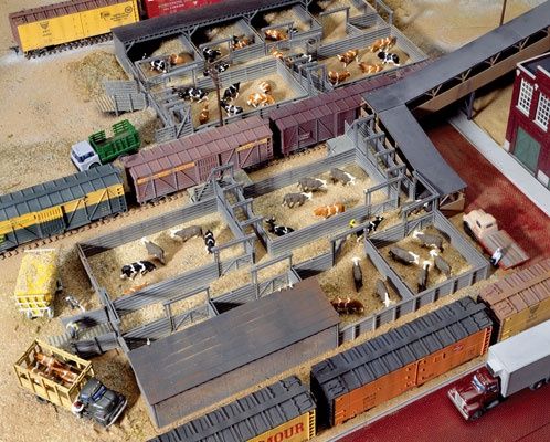 Stock Yards - 2 Pens -- Kit - 9 x 7&quot;  22.9 x 17.8cm
