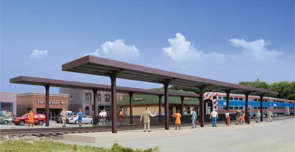 Suburban Station Platforms -- Kit pkg(4) - Each: 16 x 1-5/8 x 2&quot;  40.6 x 4.1 x 5.1cm