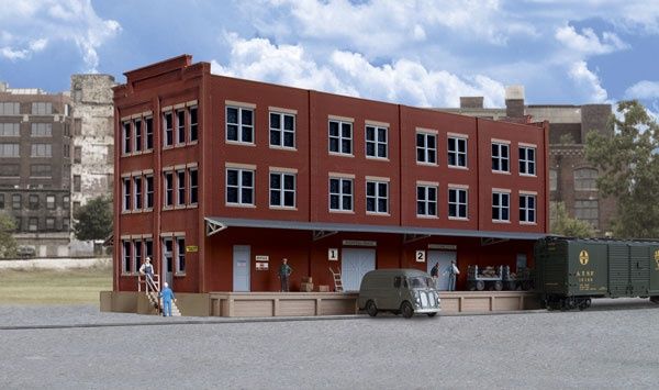 Trackside Post Office -- Kit - 13-1/8 x 4-1/2 x 6-3/8&quot;  32.8 x 11.2 x 15.9cm