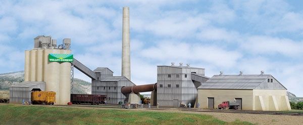 Valley Cement Plant -- Kit - Overall complex measures: 40-1/2 x 23-1/4 x 11.5&quot;  102.8 x 59 x 29.2c