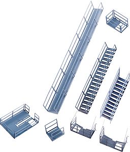 Photo-Etched Kit -- Platforms &amp; Stairways