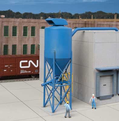 Particulate Dust Cyclone - Modern Industrial Park -- Kit - 1-5/8 x 1-5/8 x 5-3/16&quot;  4.1 x 4.1 x 13.1cm